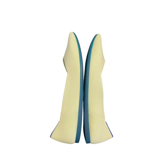 Rothy's The Point II Flats Sour Apple Green Teal Women's 9 - Picture 11 of 12